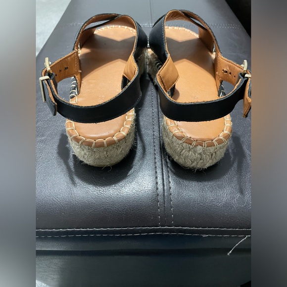 Alohas Espadrilles, Crossed Black Leather, EU size 37/US size 6.5 - Picture 10 of 16